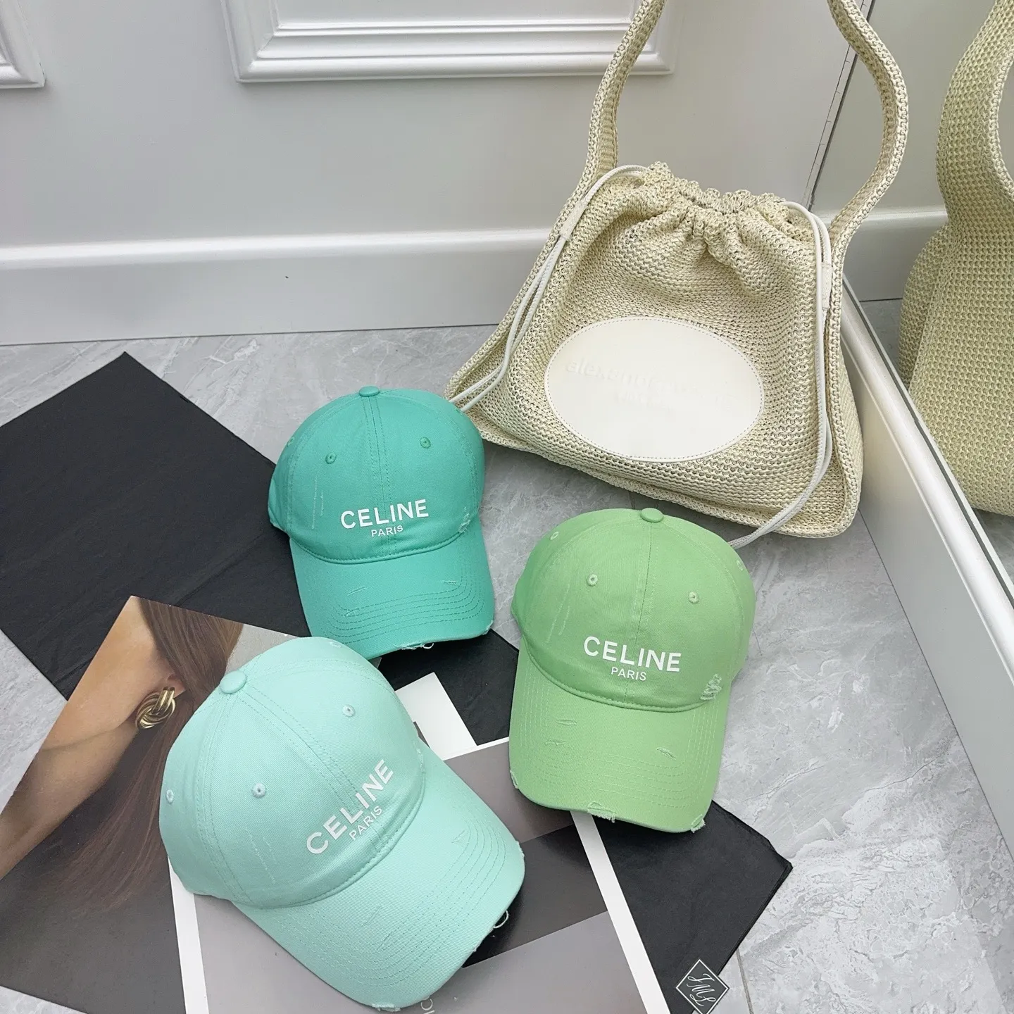 CELINE 🌈 New Baseball Cap Summer Dopamine Various Colors Super Series‼ ️