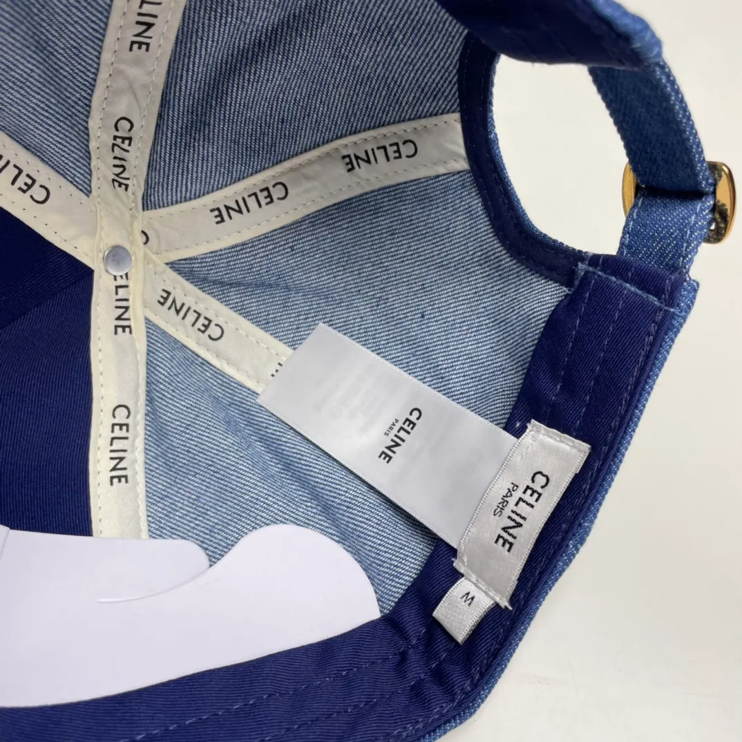 P76 comes with dust bag, CELINE high-quality new washed denim baseball cap, the best quality, casual and elegant, simple and fashionable, you can compare it yourself