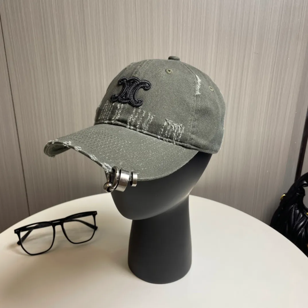 P70💛 Comes with dust bag [CELINE Celine] 2024 new simple baseball cap, new model shipped, big brand style is super easy to match, hurry up and get it!