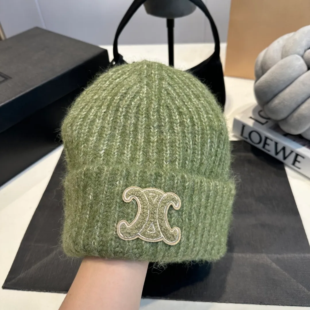 P70 Celine new autumn and winter wool hat, running size, head circumference 57cm