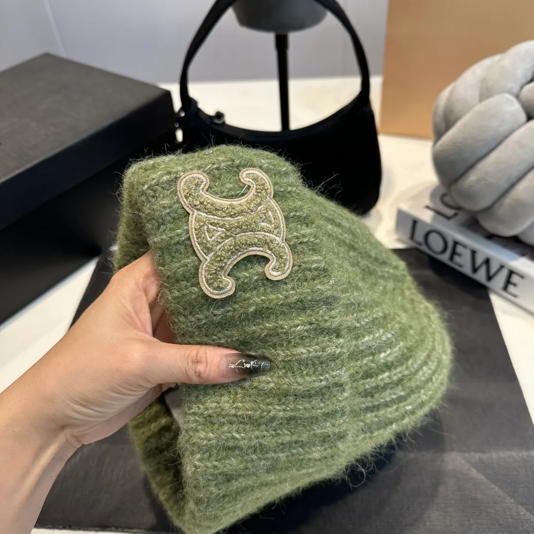 P70 Celine new autumn and winter wool hat, running size, head circumference 57cm