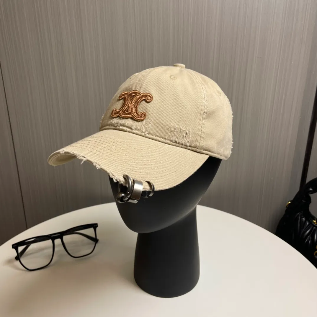 P70💛 Comes with dust bag [CELINE Celine] 2024 new simple baseball cap, new model shipped, big brand style is super easy to match, hurry up and get it!