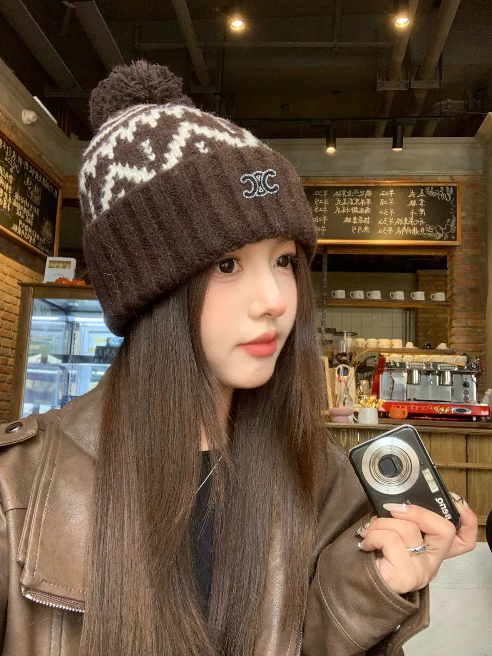 CELINE 🎄 Atmospheric wool hat~