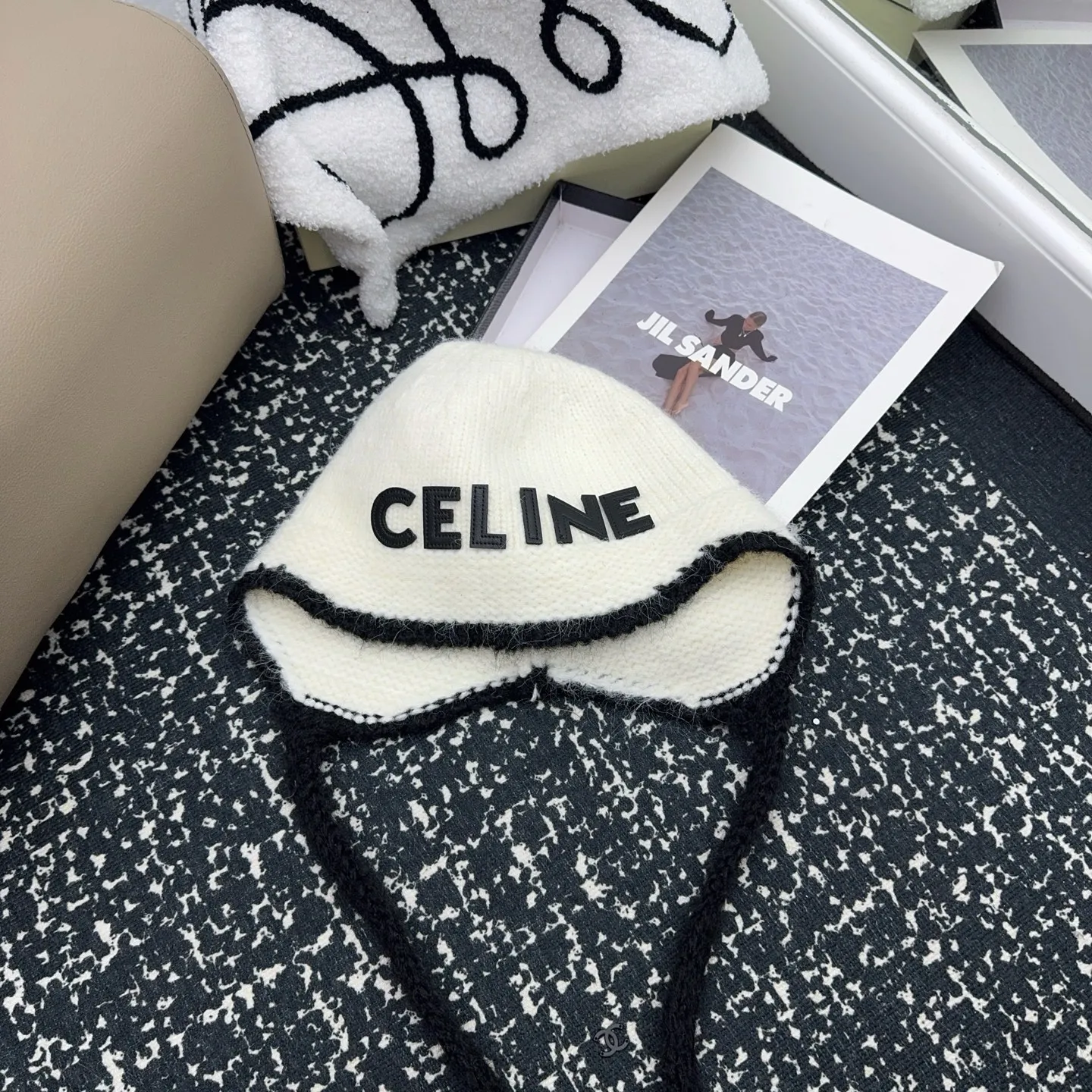 CELINE 🤍🩶 New ear protection hat