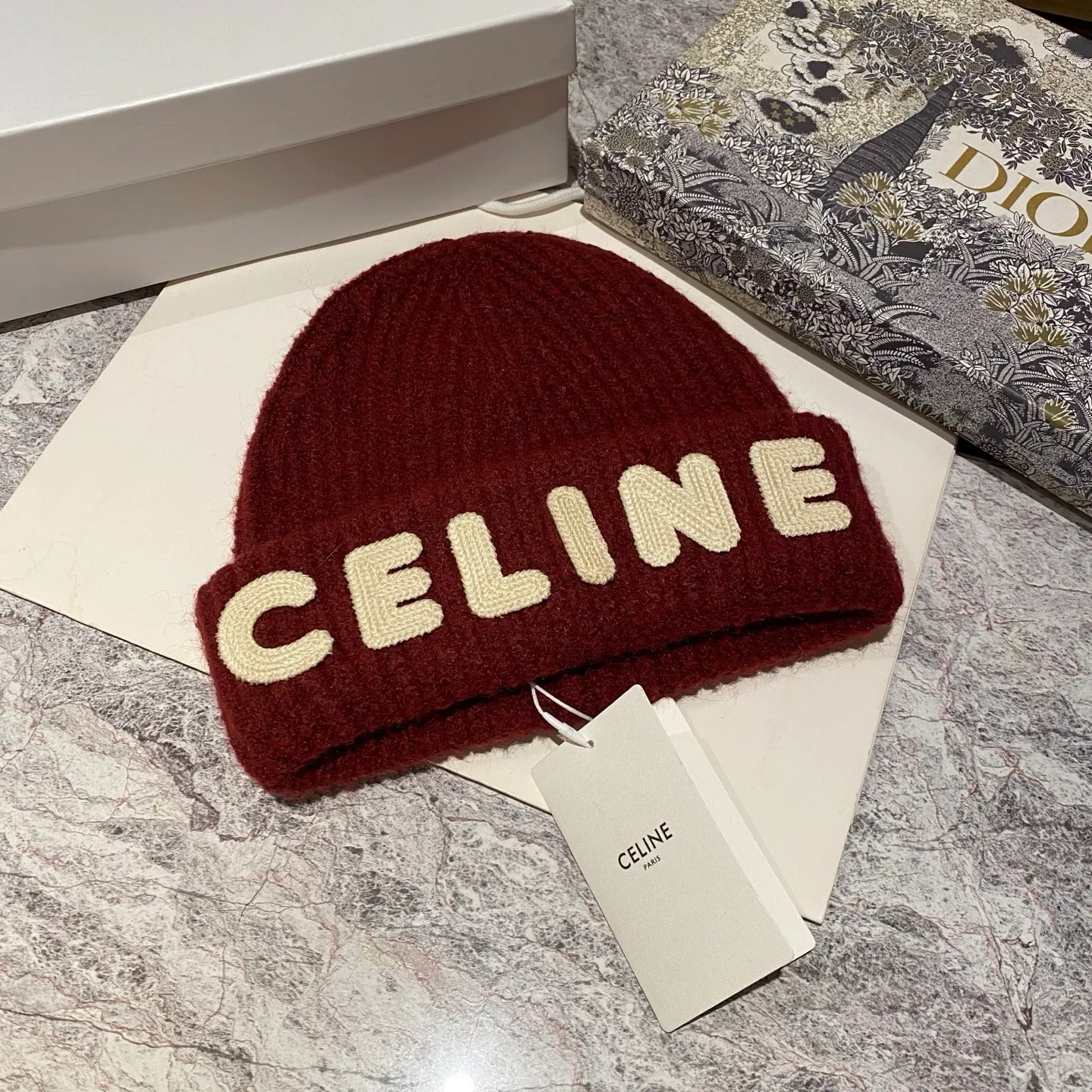 Celine wool knit hat