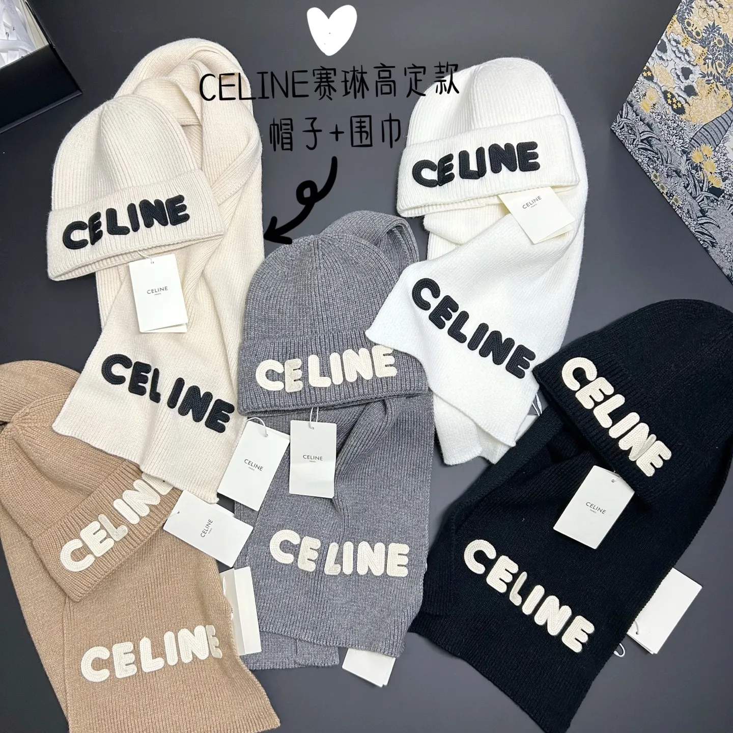 Hot-selling CELINE high-end hat + scarf🔥✈️