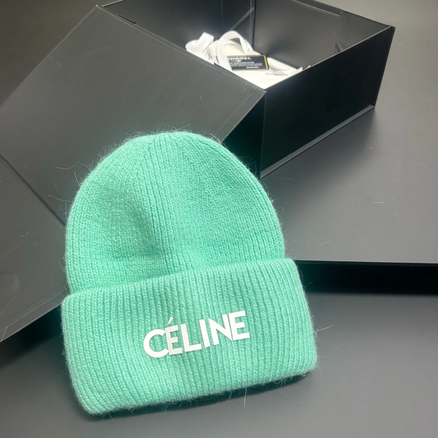 Celine rabbit fur knitted hat, limited edition, 30 colors for single selection🔥[Love][Love]