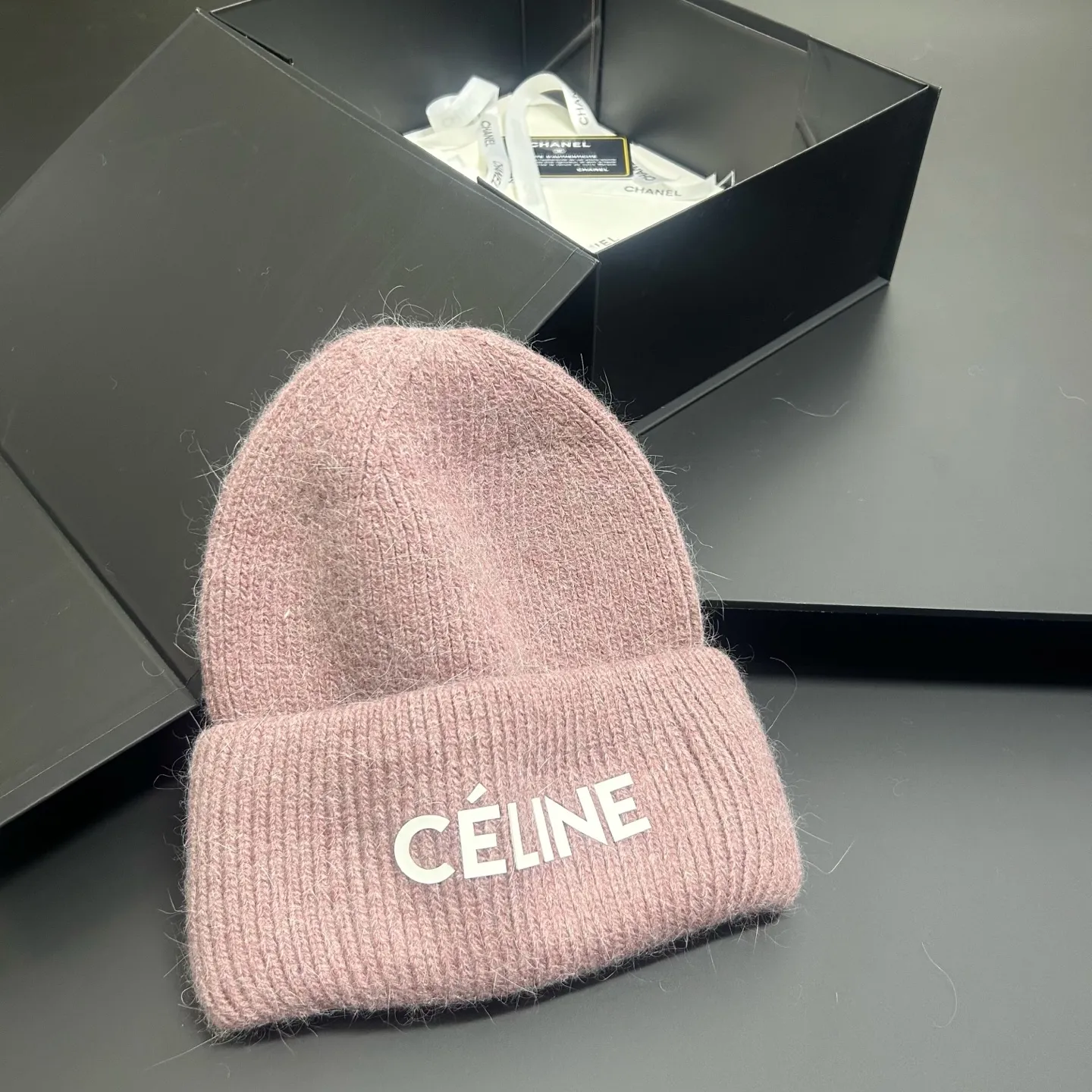 Celine rabbit fur knitted hat, limited edition, 30 colors for single selection🔥[Love][Love]