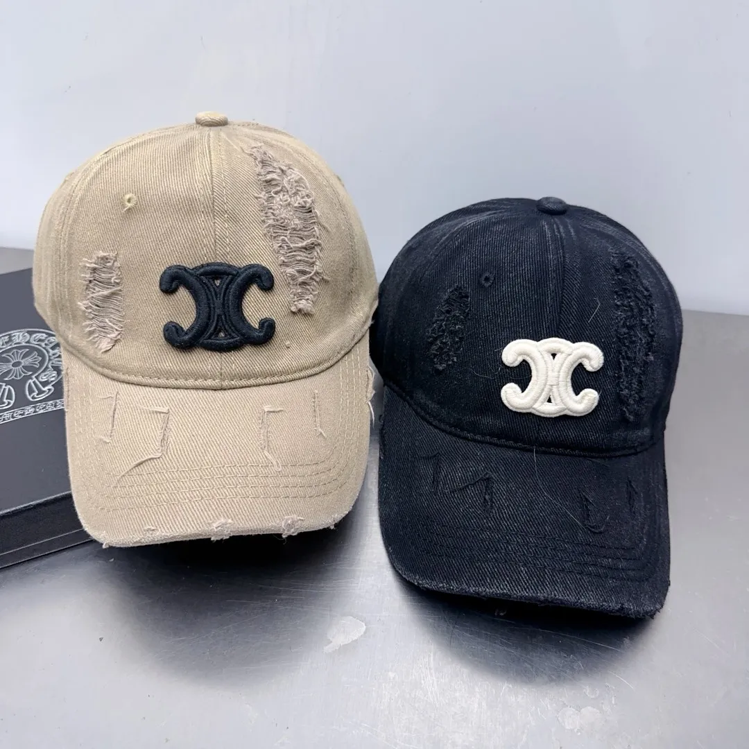Celine distressed baseball cap