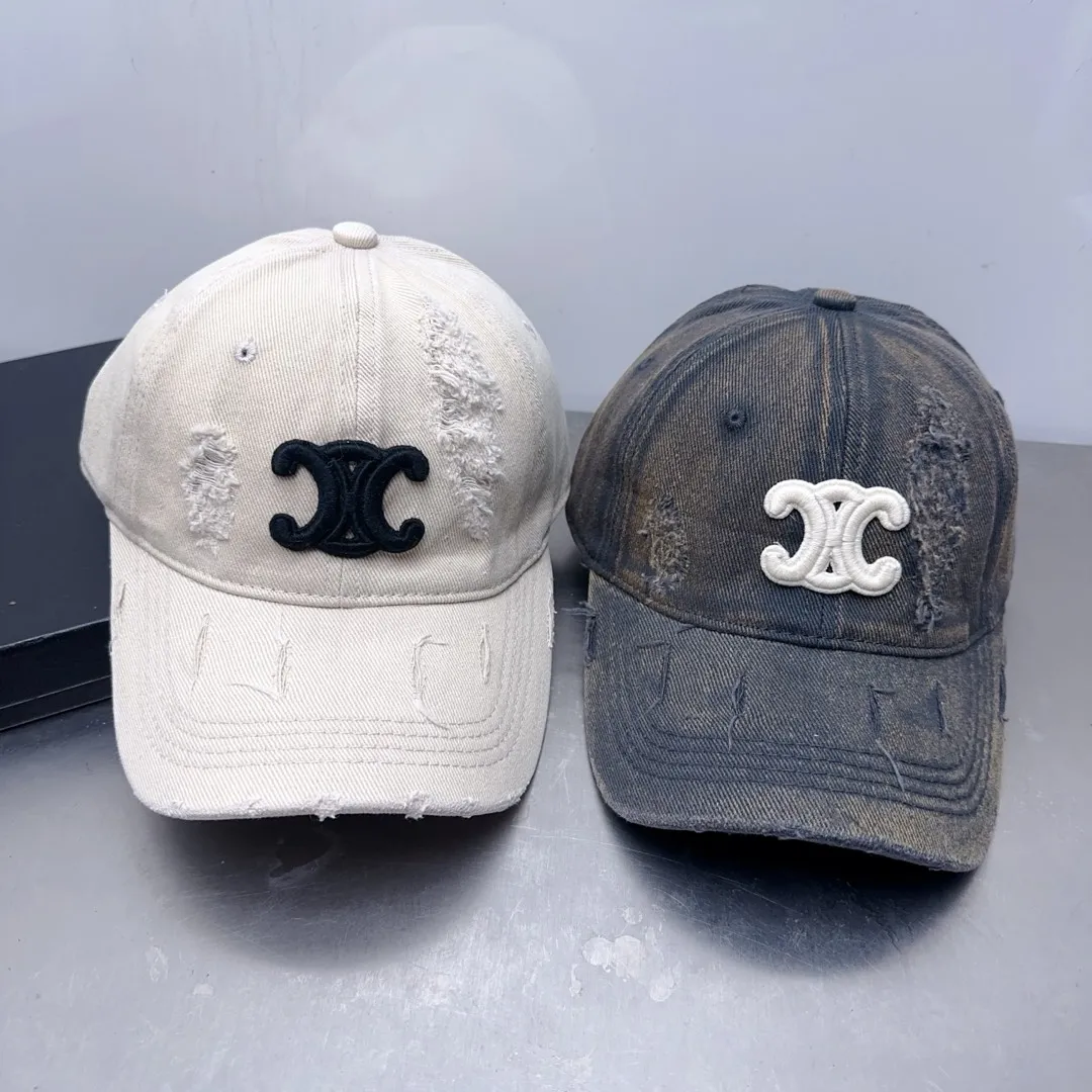 Celine distressed baseball cap
