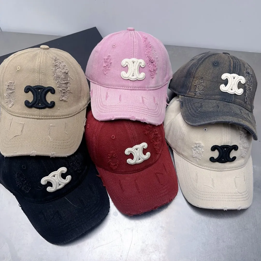 Celine distressed baseball cap