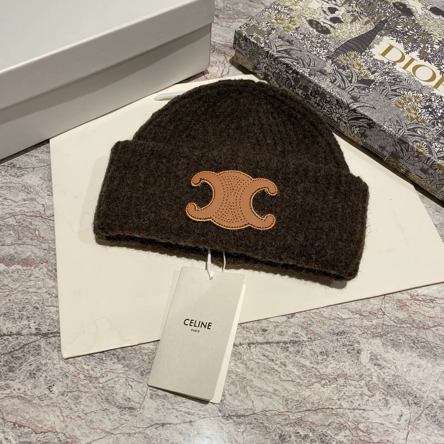Celine wool knit hat