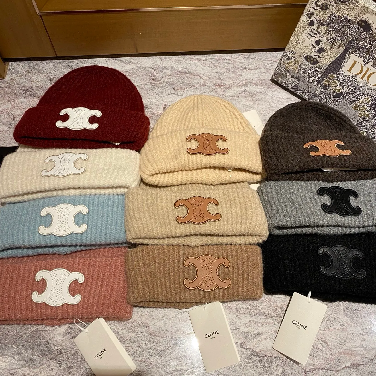 Celine wool knit hat
