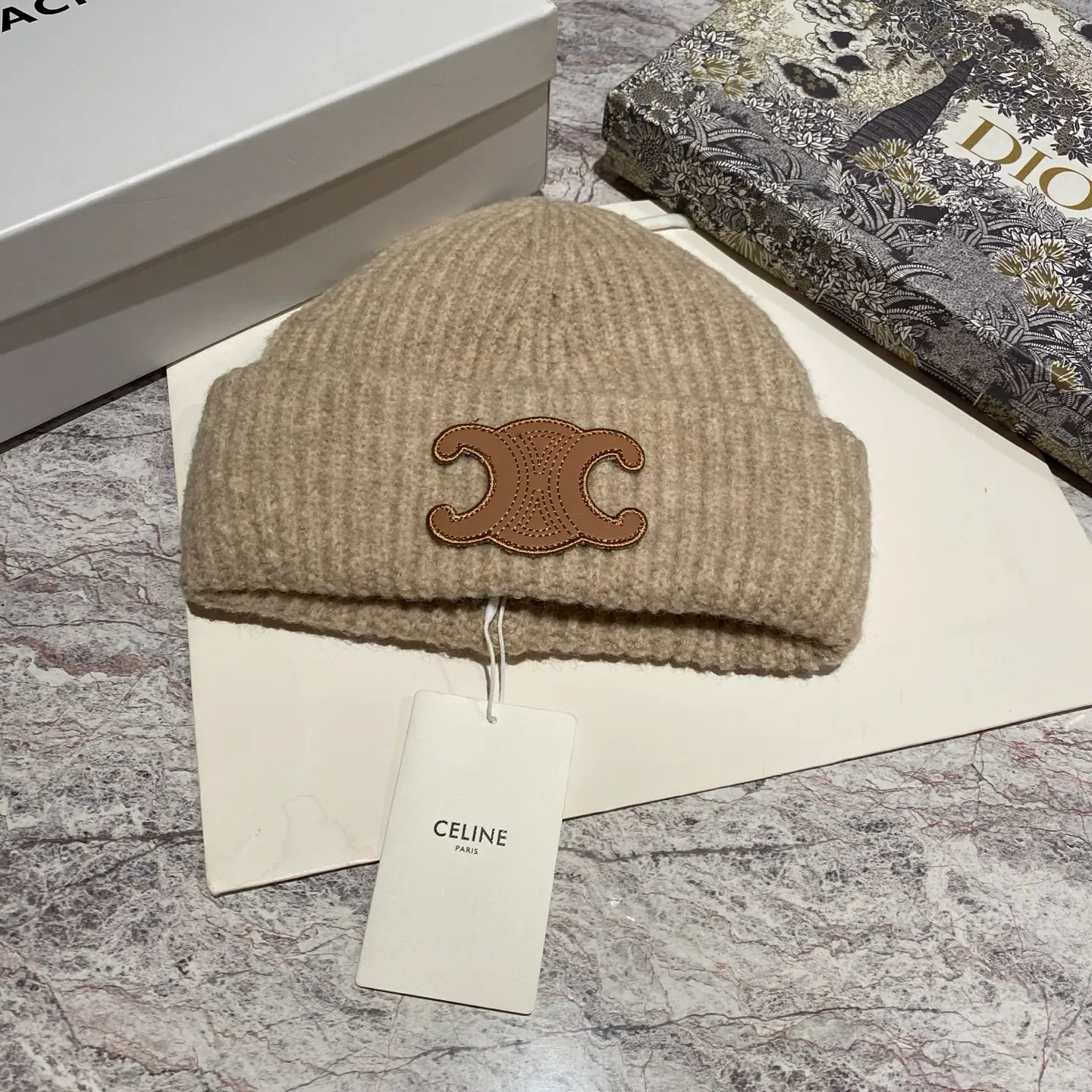 Celine wool knit hat