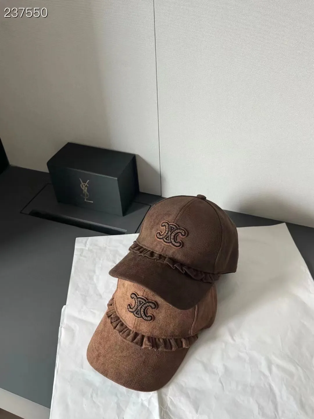 P60 celine new suede baseball cap
