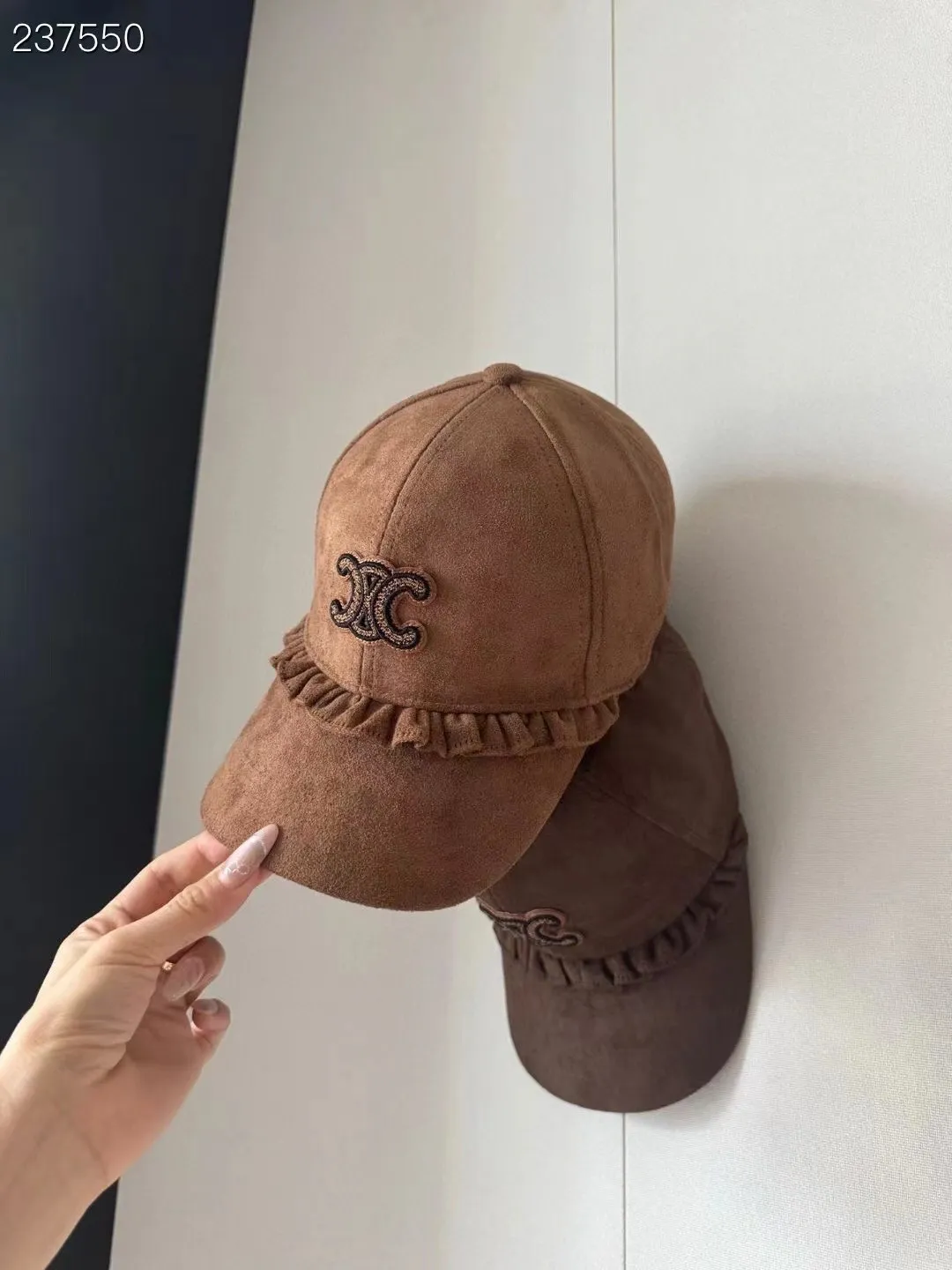 P60 celine new suede baseball cap