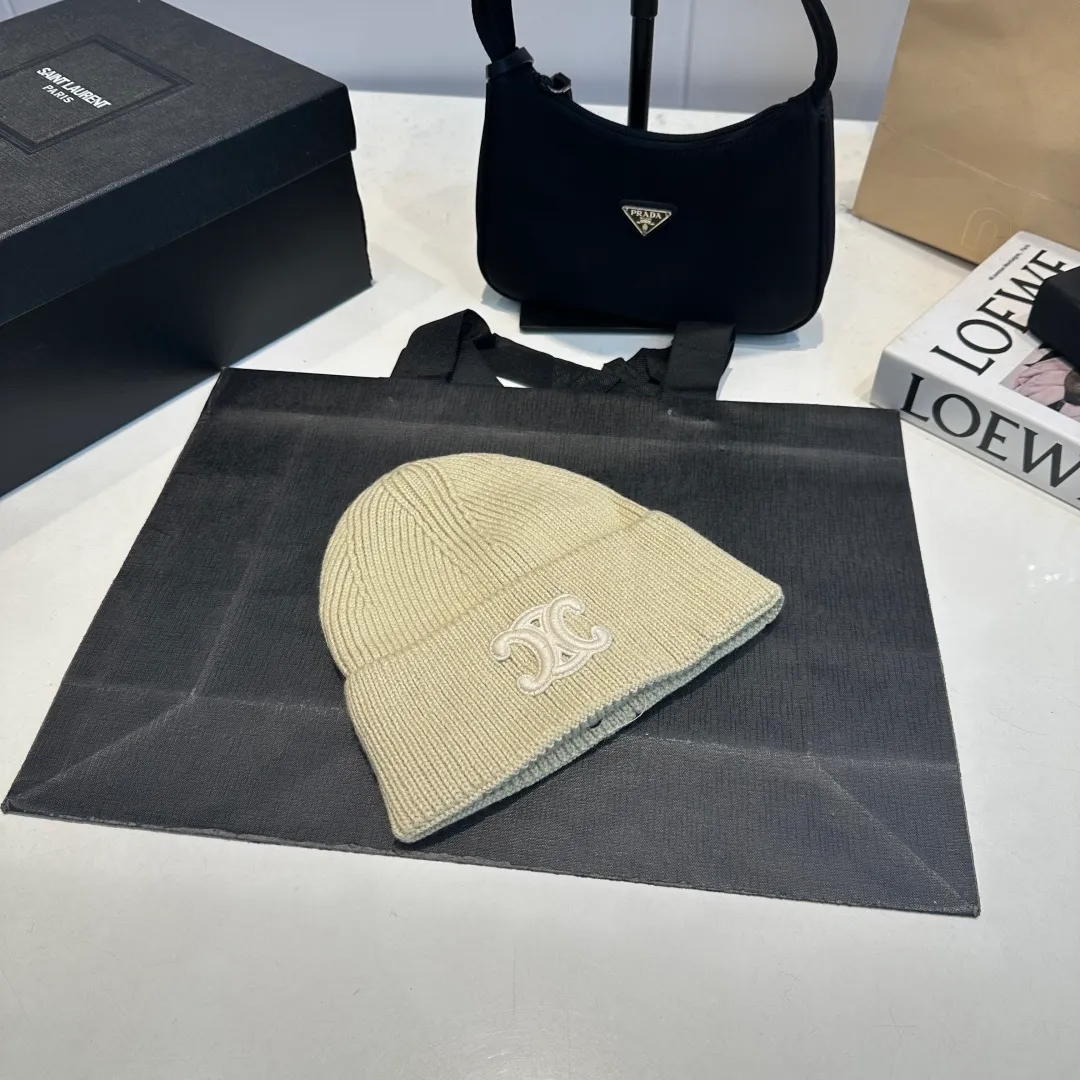 P60 Celine Celine 2025 autumn and winter new wool hat, knitted hat for men and women