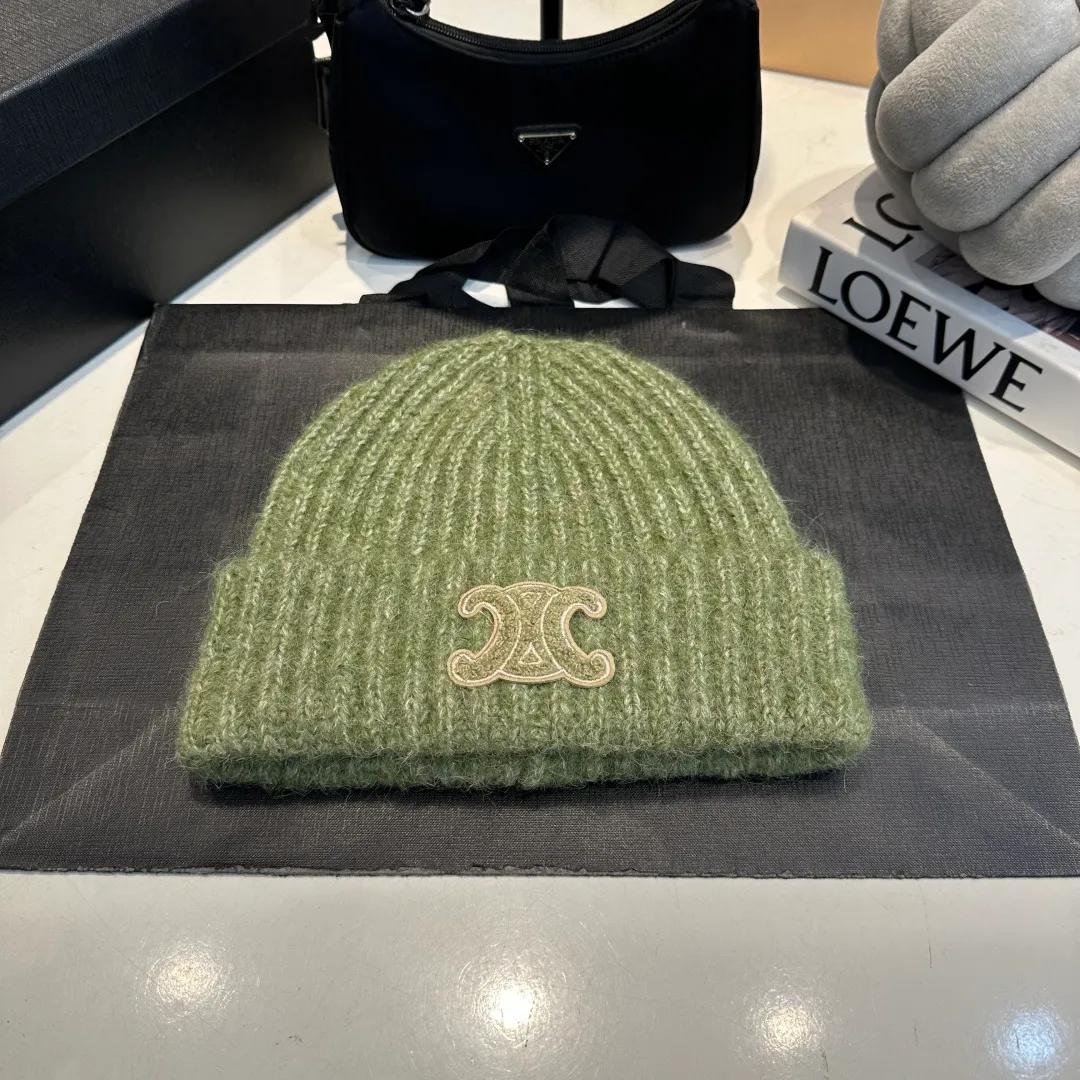 P70 Celine new autumn and winter wool hat, running size, head circumference 57cm
