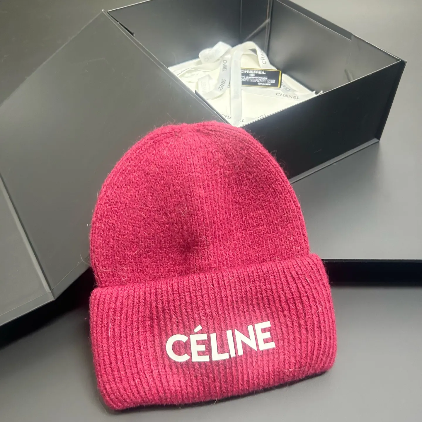 Celine rabbit fur knitted hat, limited edition, 30 colors for single selection🔥[Love][Love]
