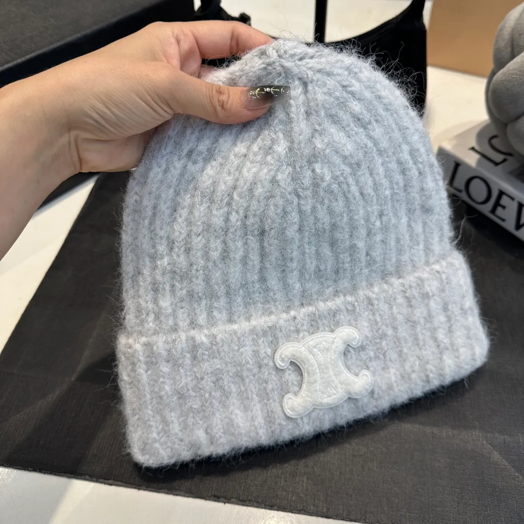 P70 Celine new autumn and winter wool hat, running size, head circumference 57cm