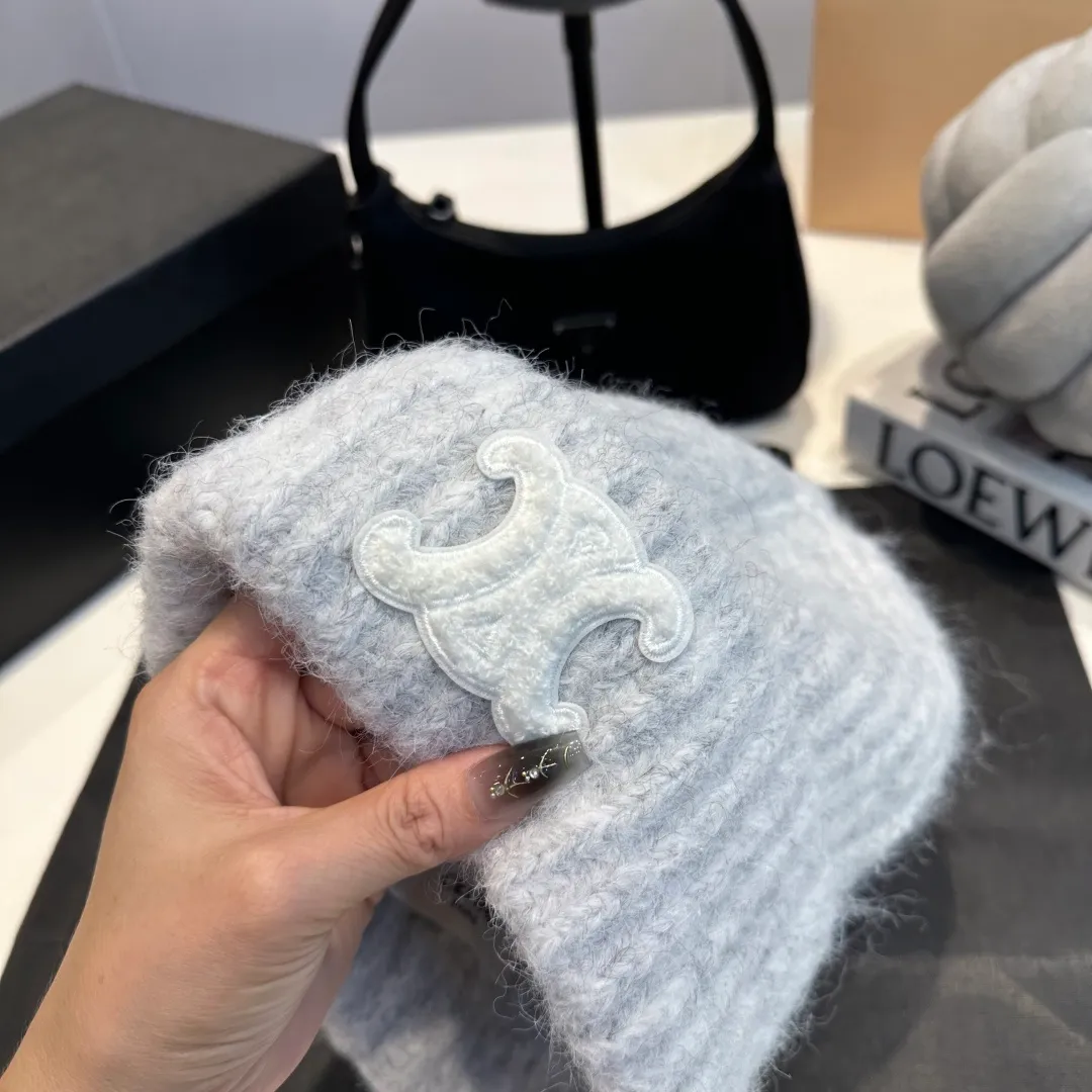 P70 Celine new autumn and winter wool hat, running size, head circumference 57cm