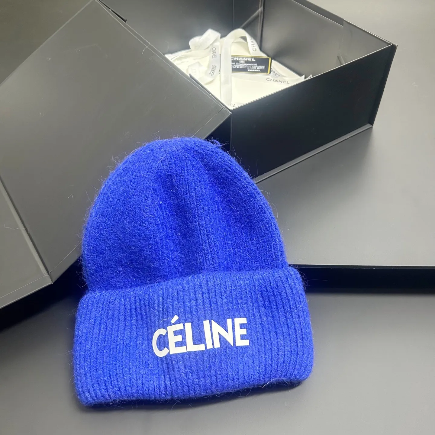 Celine rabbit fur knitted hat, limited edition, 30 colors for single selection🔥[Love][Love]