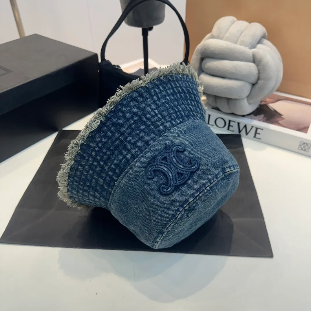 P56 Celine denim bucket hat, head circumference 57cm