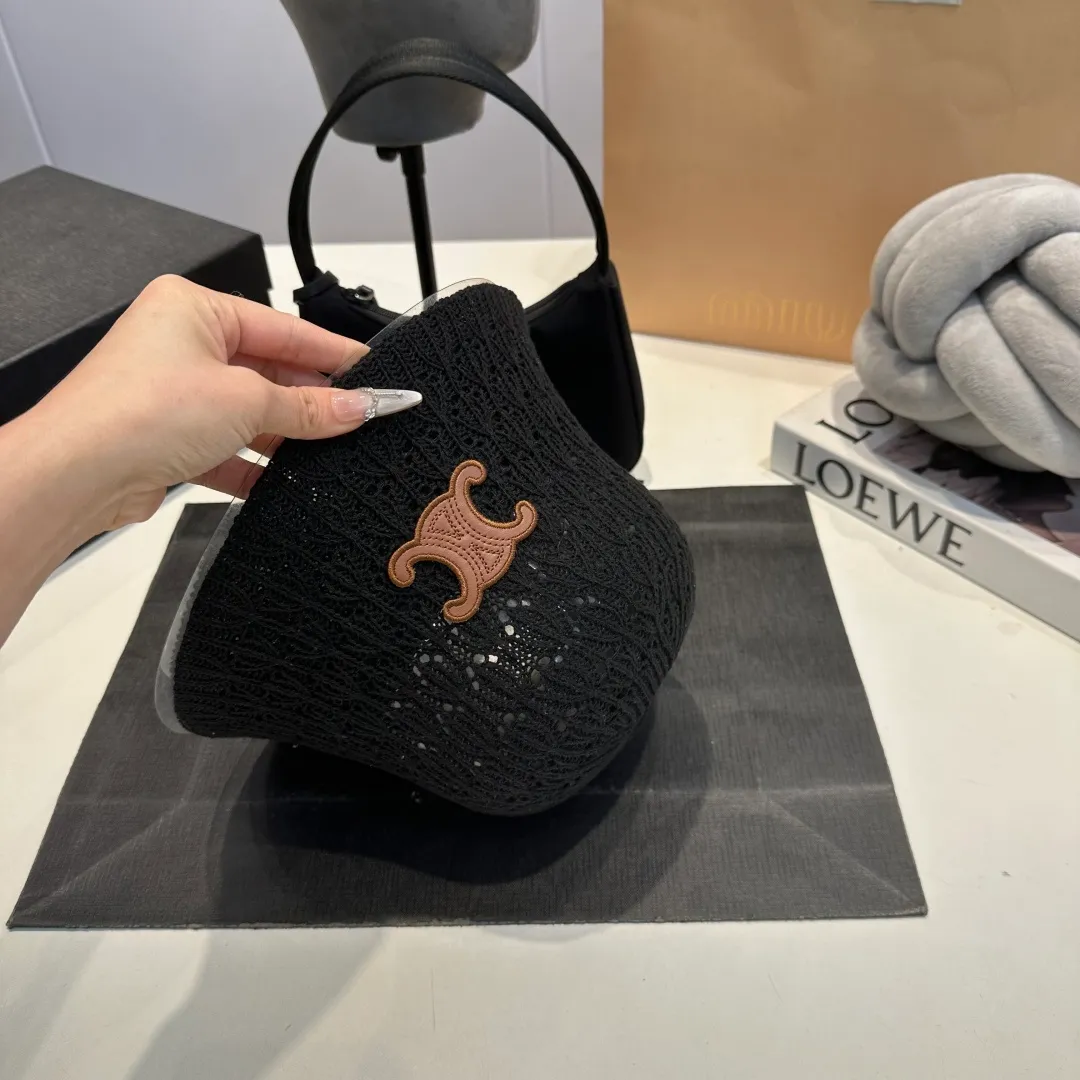 P56 Celine new knitted hand hat, hand hook fisherman hat, head circumference 57cm