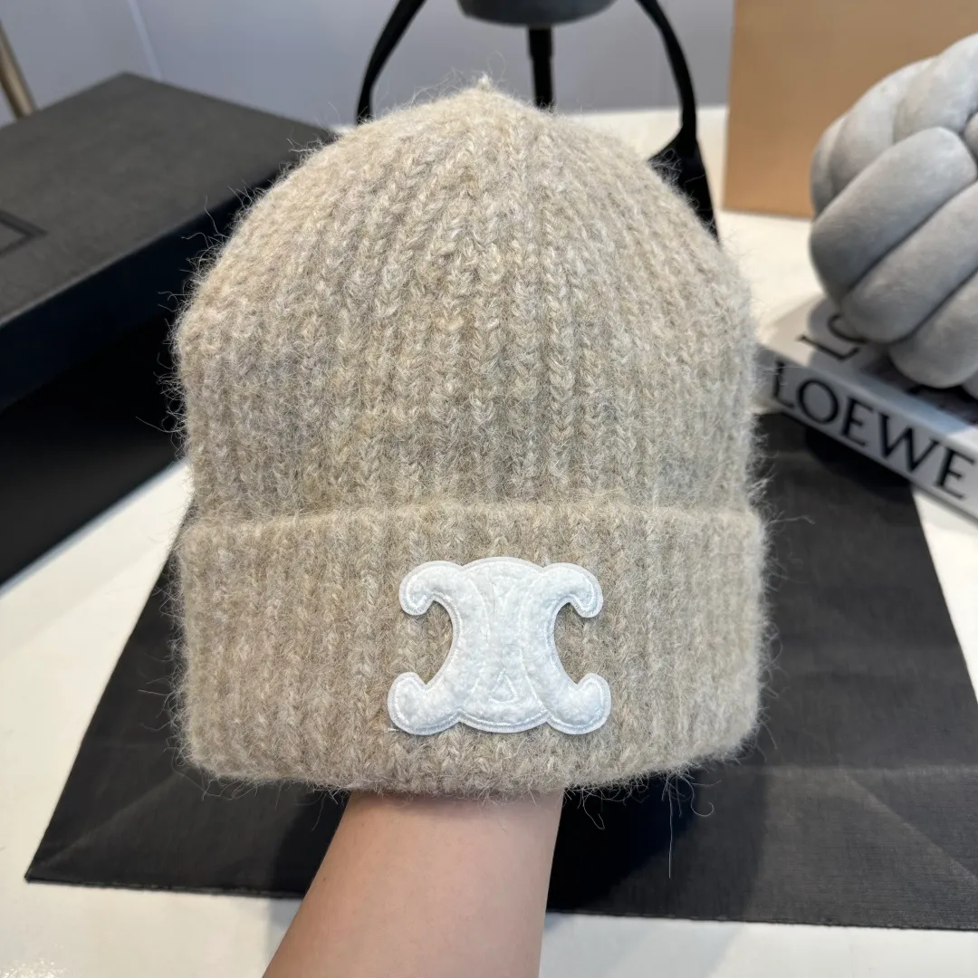 P70 Celine new autumn and winter wool hat, running size, head circumference 57cm
