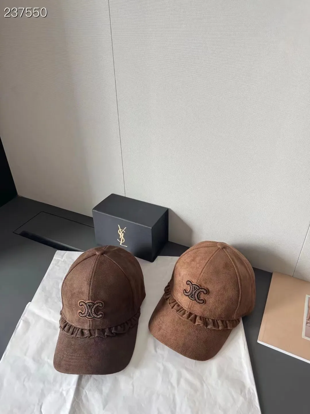 P60 celine new suede baseball cap