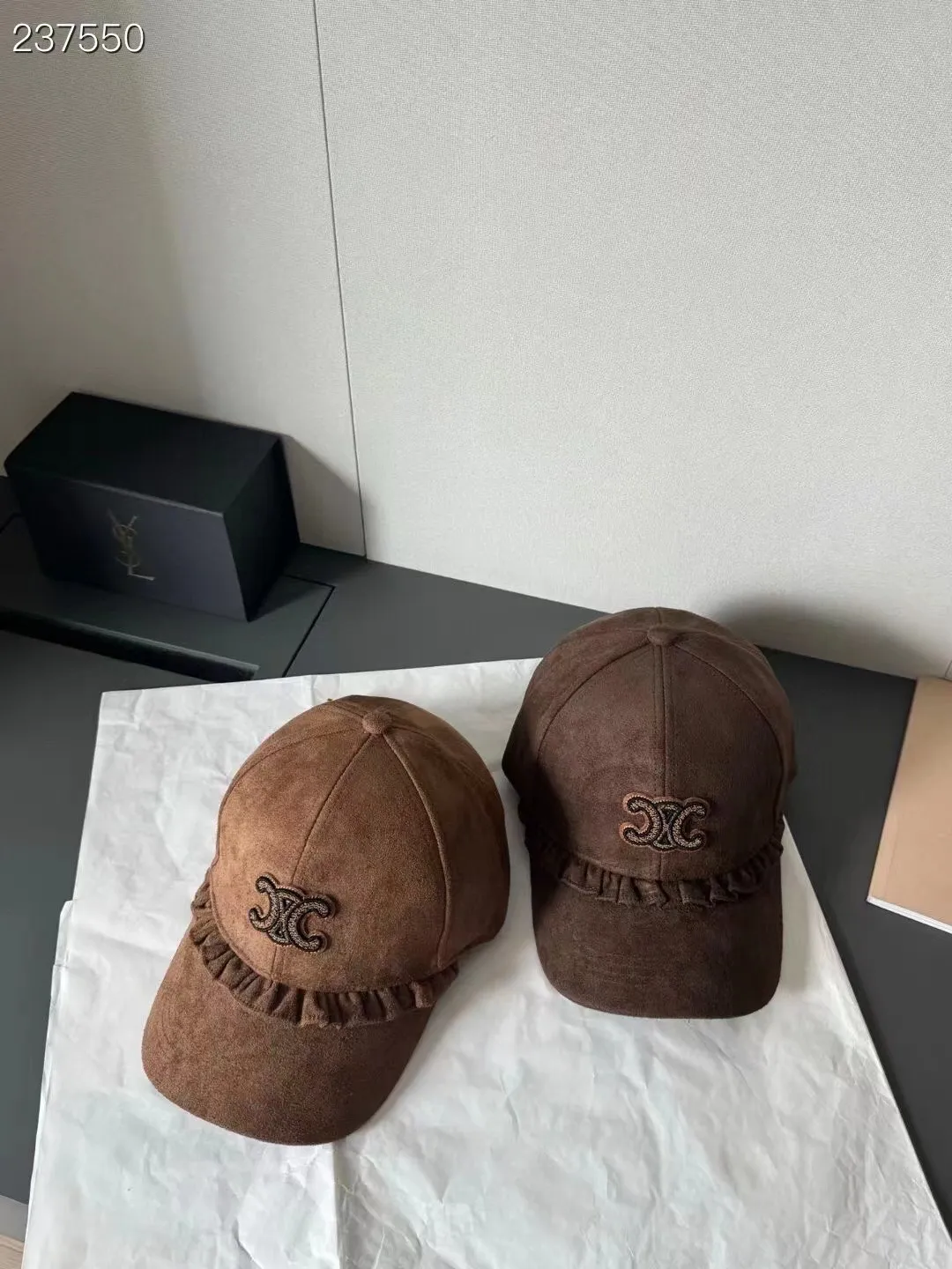 P60 celine new suede baseball cap