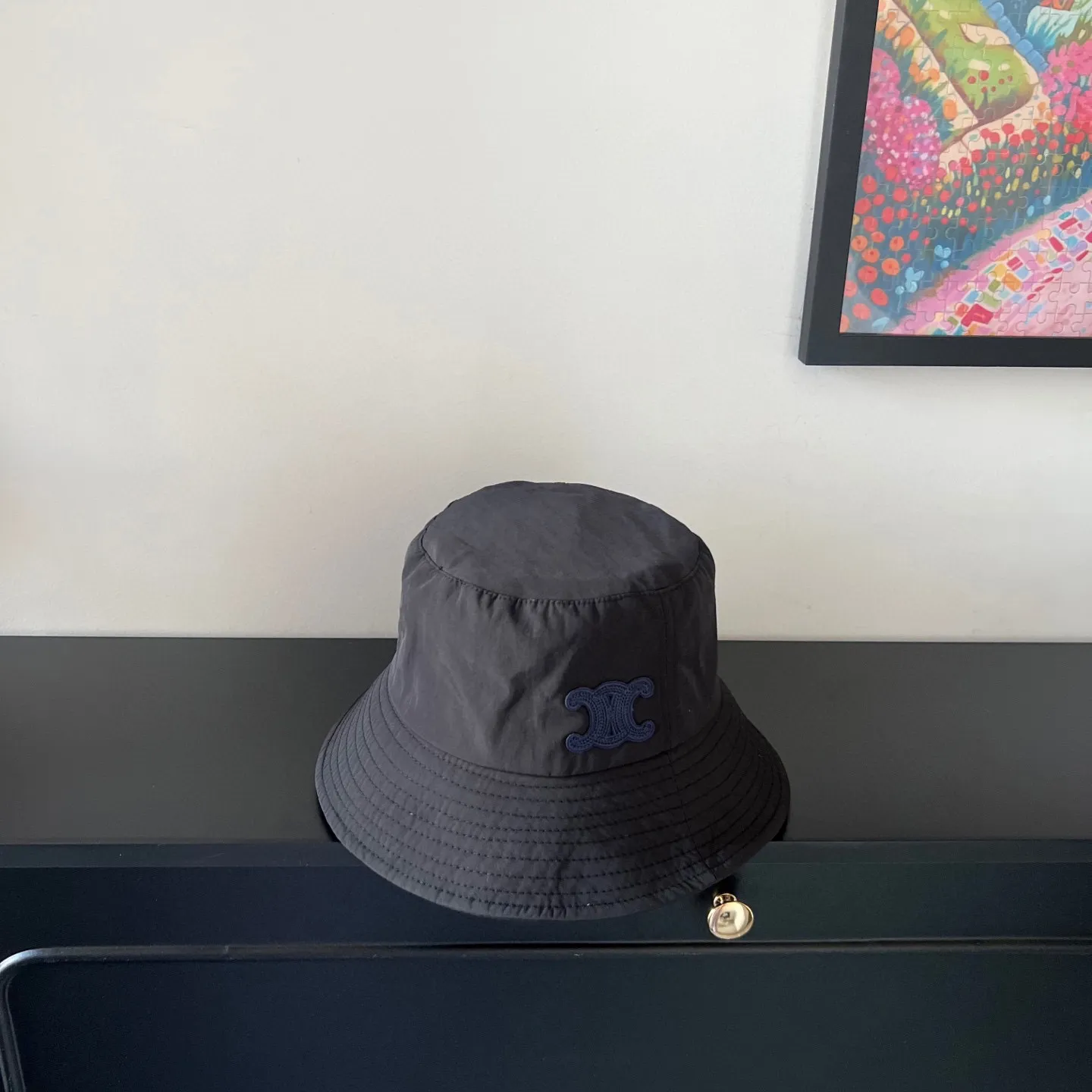 🉐140💛 Comes with dust bag [Celine] 2025 new style simple fisherman hat made of smooth material, unique design ~ versatile for daily use