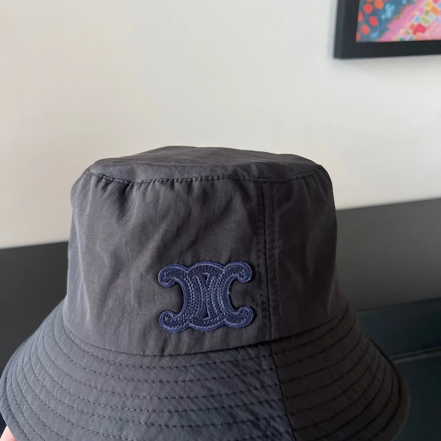 🉐140💛 Comes with dust bag [Celine] 2025 new style simple fisherman hat made of smooth material, unique design ~ versatile for daily use