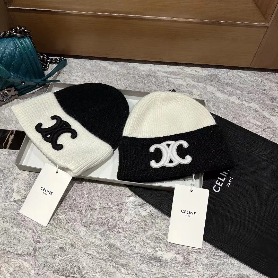 CELINE cashmere knitted hat