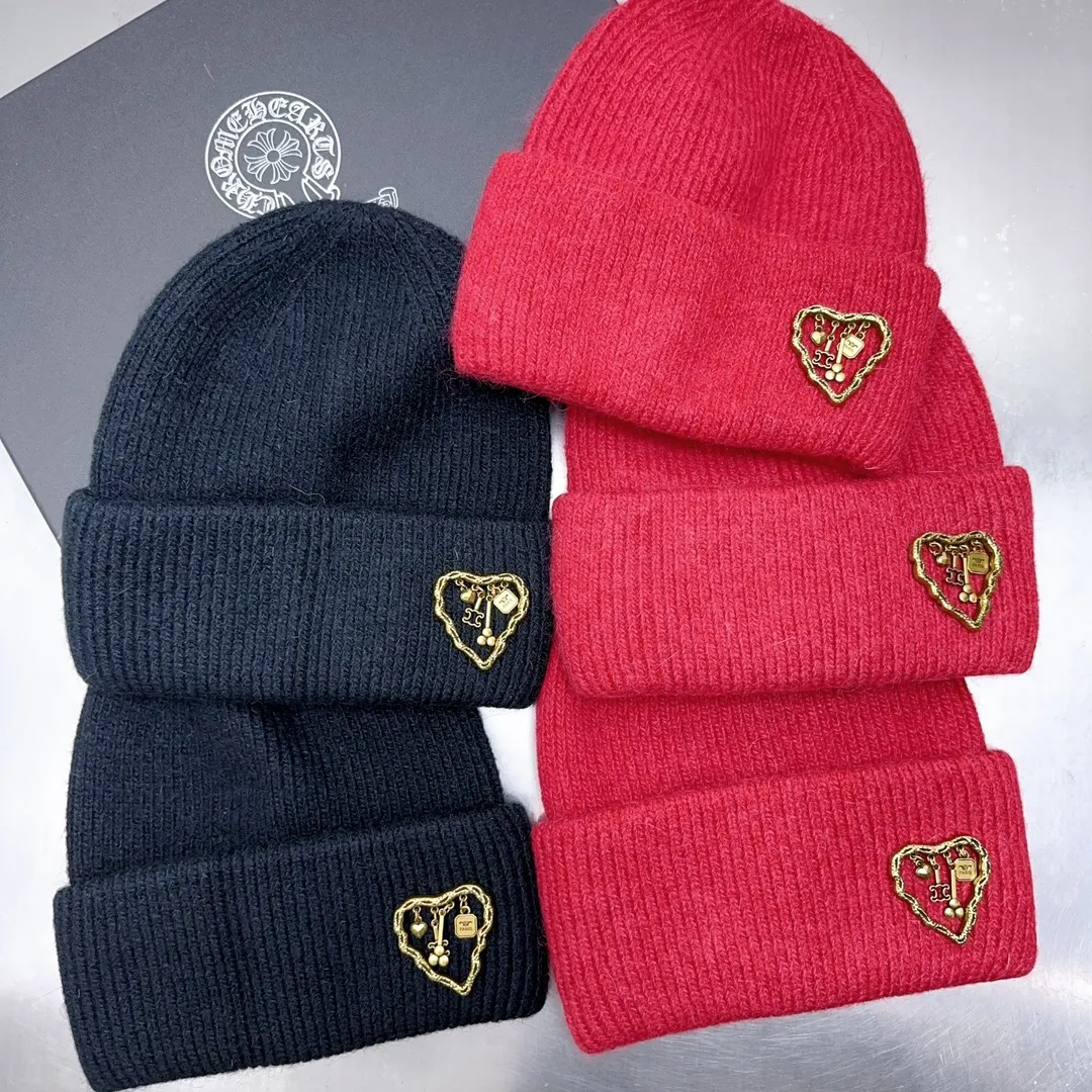 Celine rabbit fur beanie