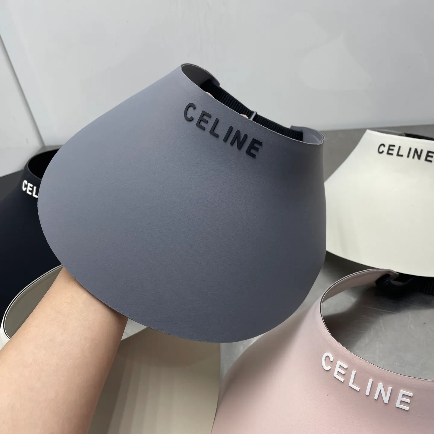 Celine ice silk empty top hat