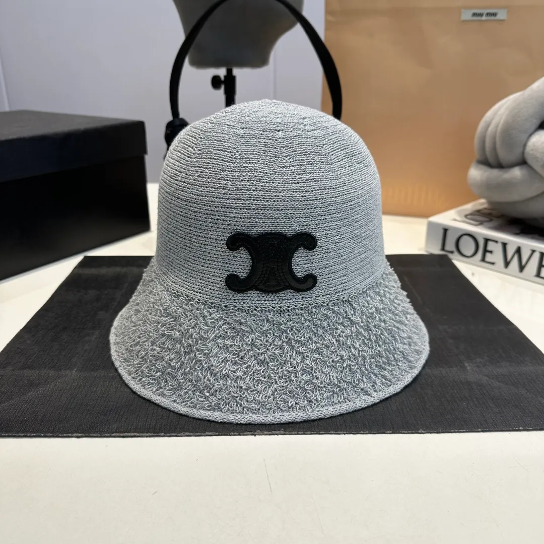 P70 Celine spring and summer style fisherman hat with hook, simple and elegant, head circumference 57cm