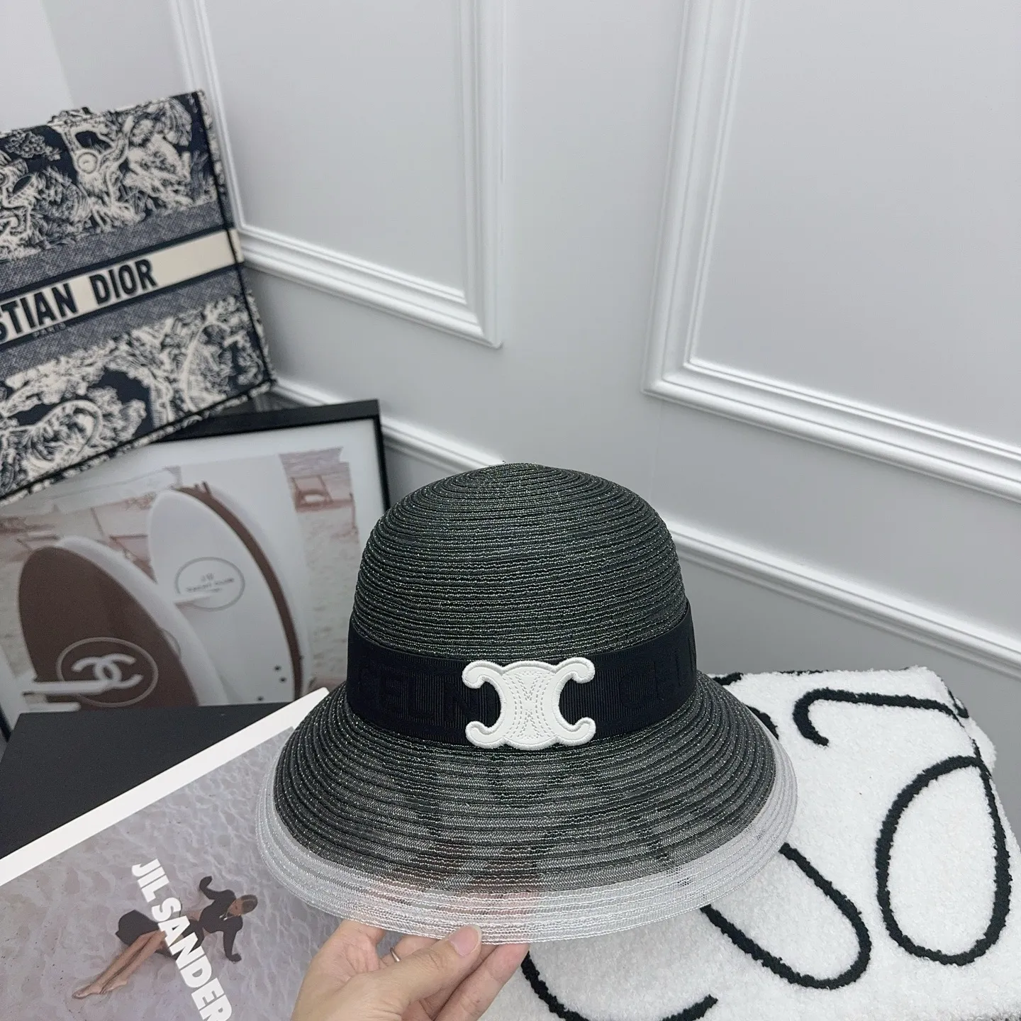 CELINE 🖤 Arc de Triomphe new basin hat, western style~