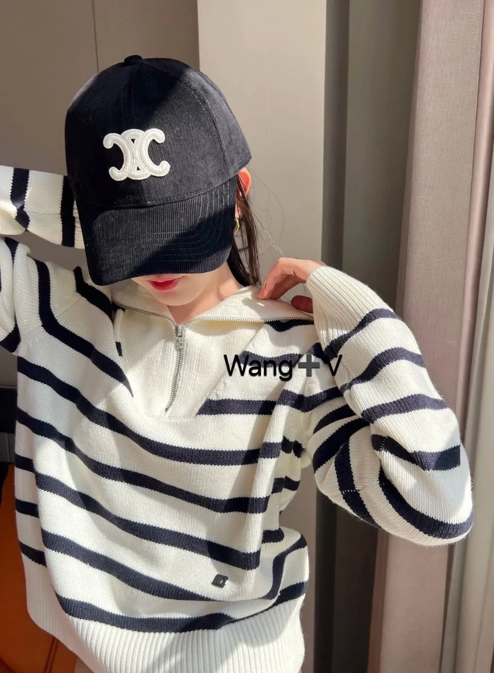 High version Celine autumn and winter baseball cap