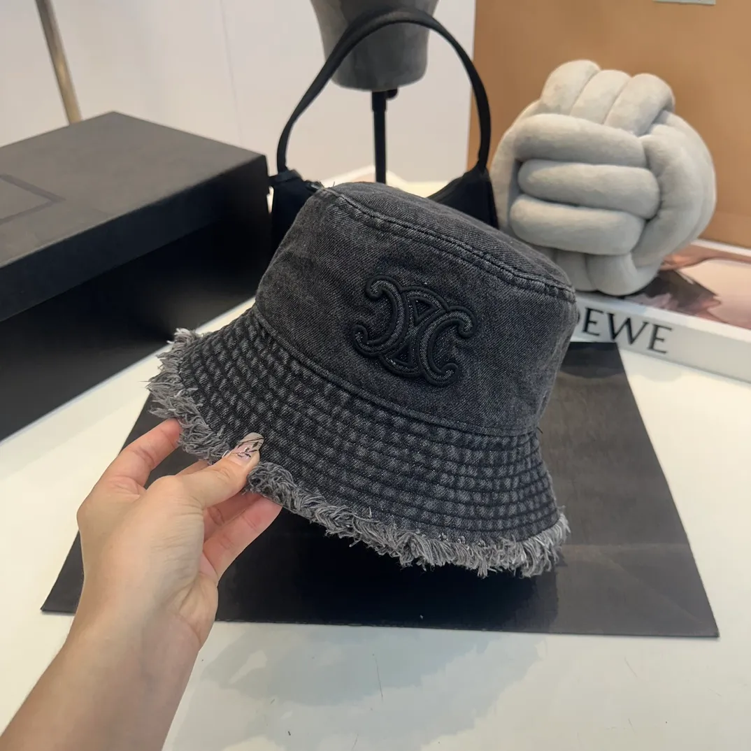 P56 Celine denim bucket hat, head circumference 57cm