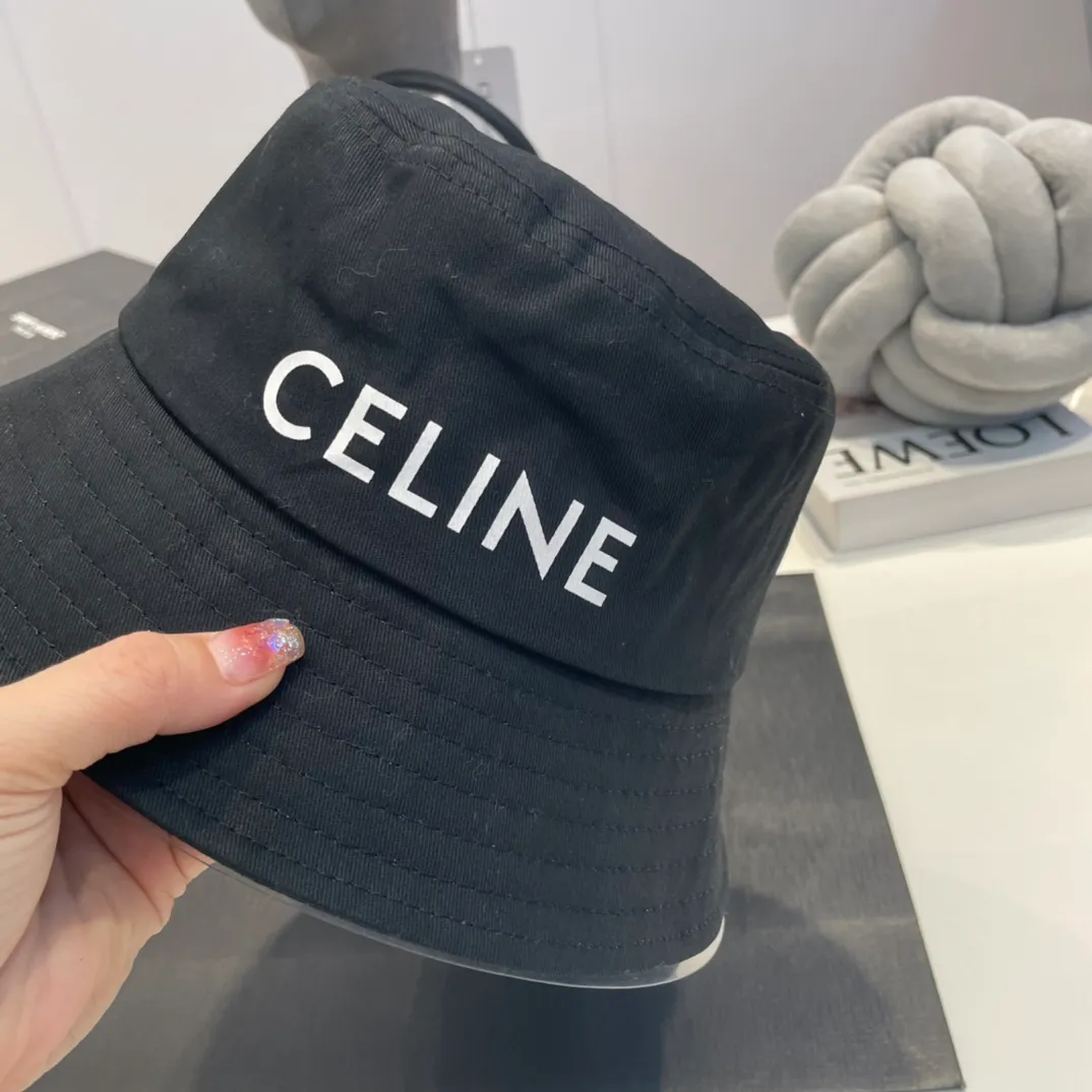 p50 Celine bucket hat, official new model, unisex, high version, the most beautiful quality!