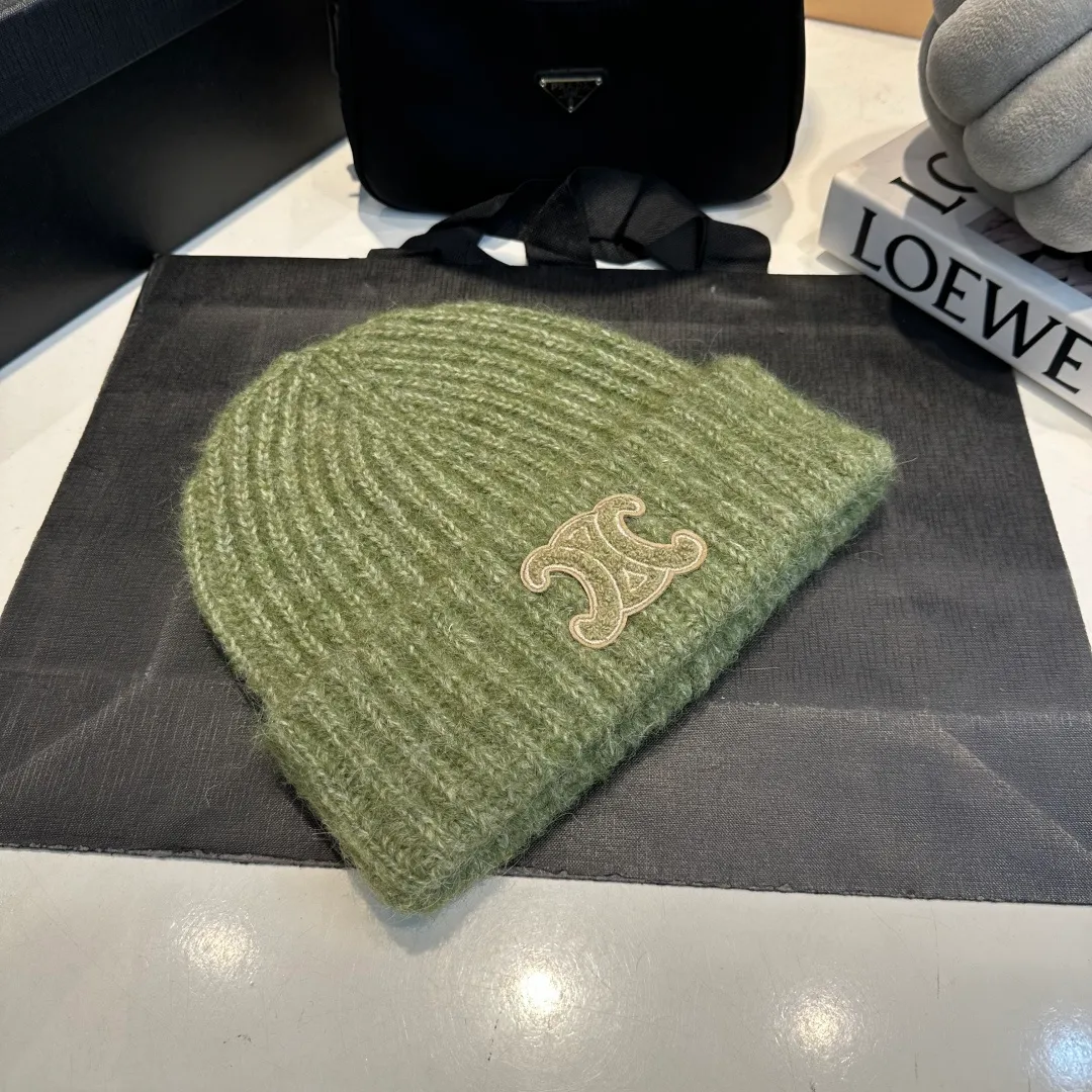 P70 Celine new autumn and winter wool hat, running size, head circumference 57cm