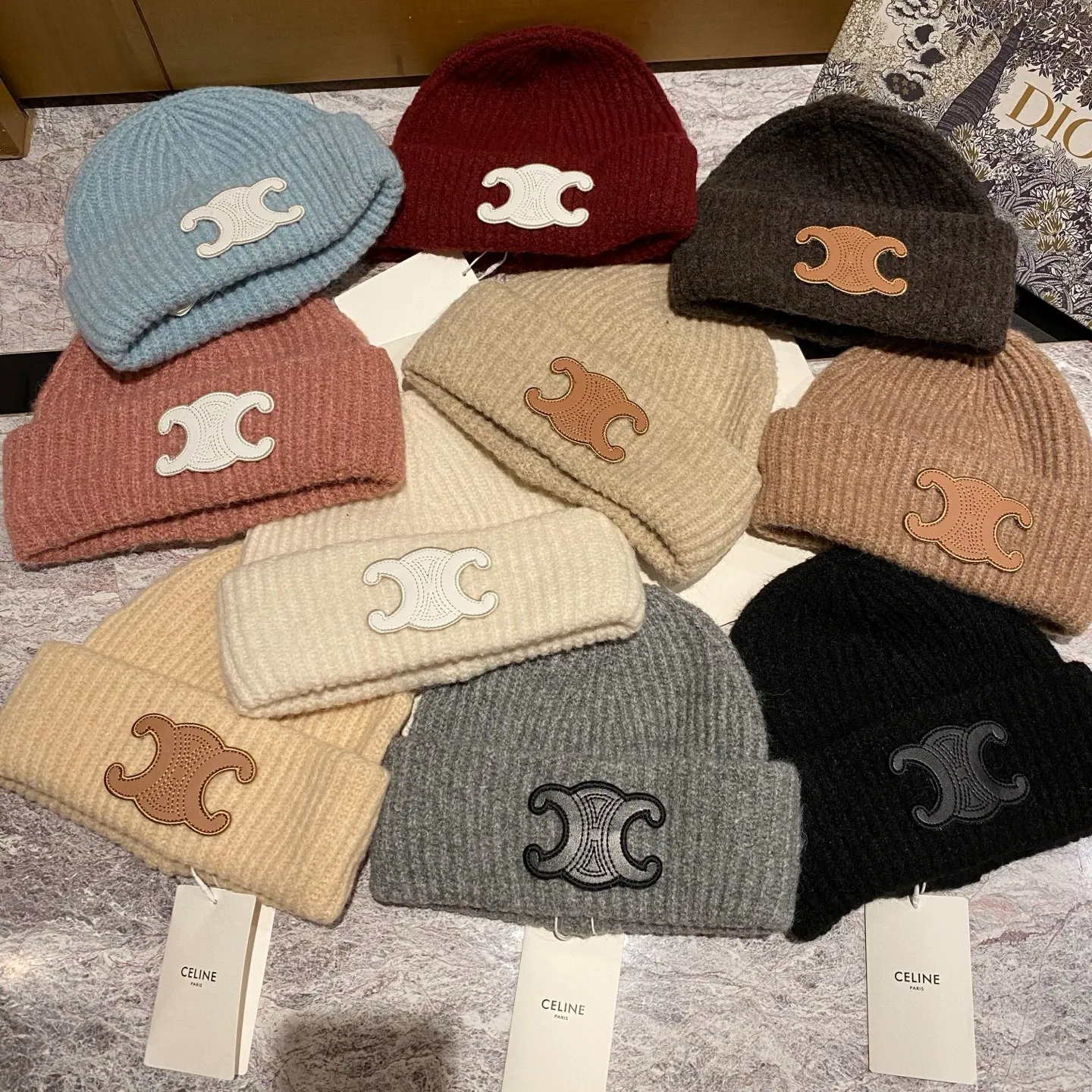 Celine wool knit hat