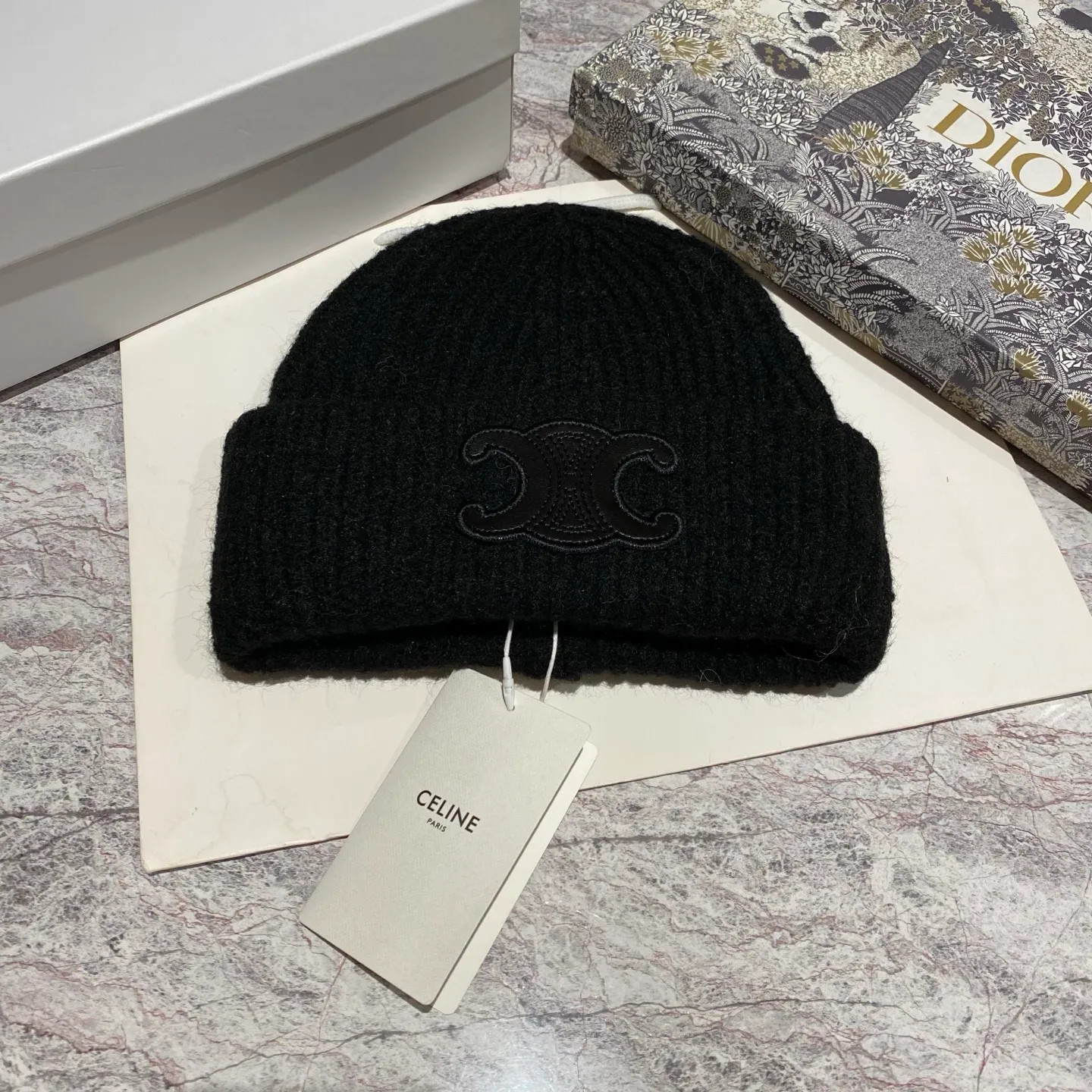 Celine wool knit hat