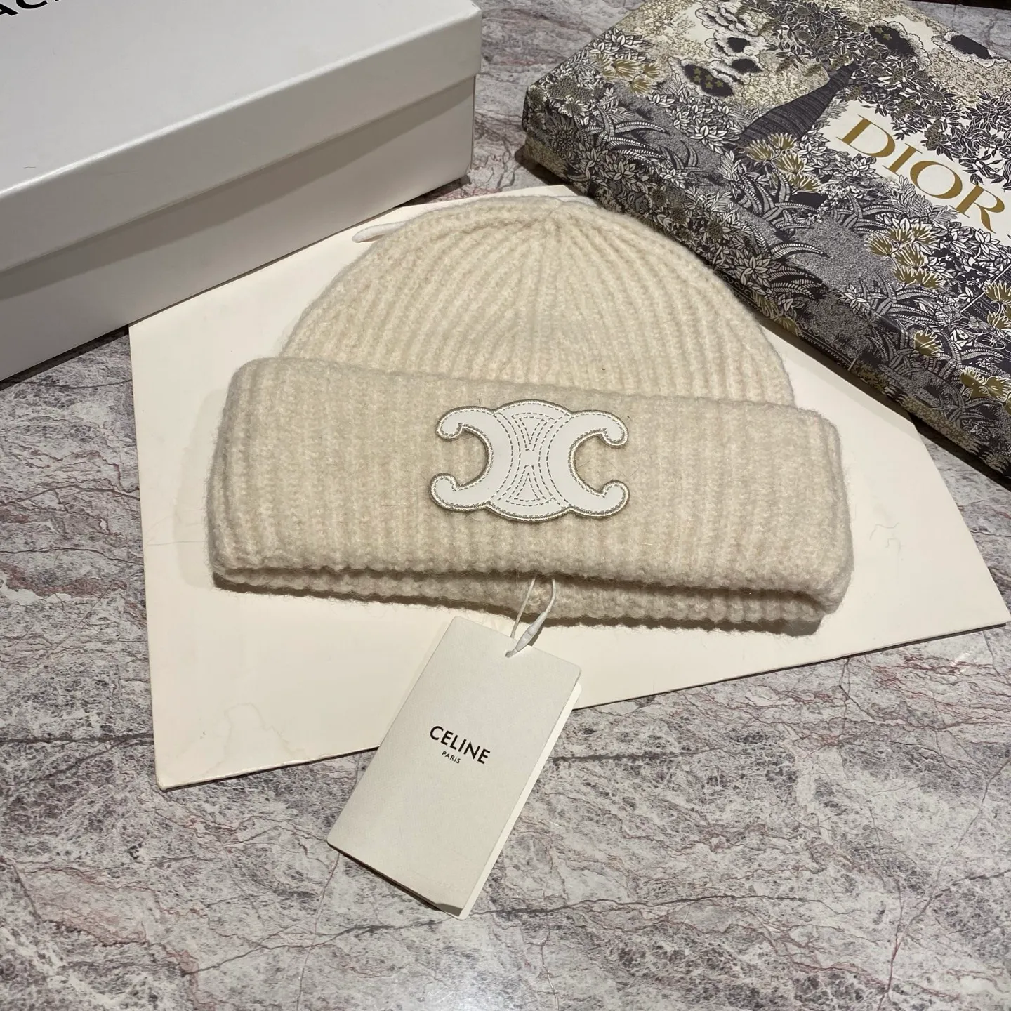 Celine wool knit hat