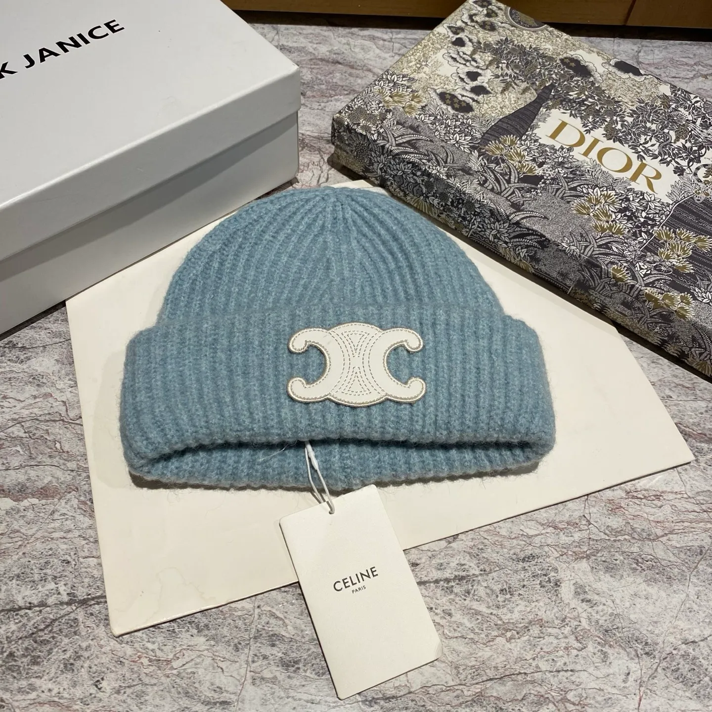 Celine wool knit hat