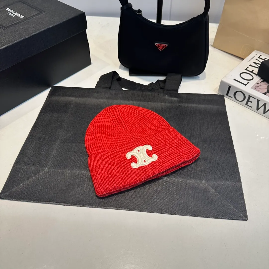 P60 Celine Celine 2025 autumn and winter new wool hat, knitted hat for men and women