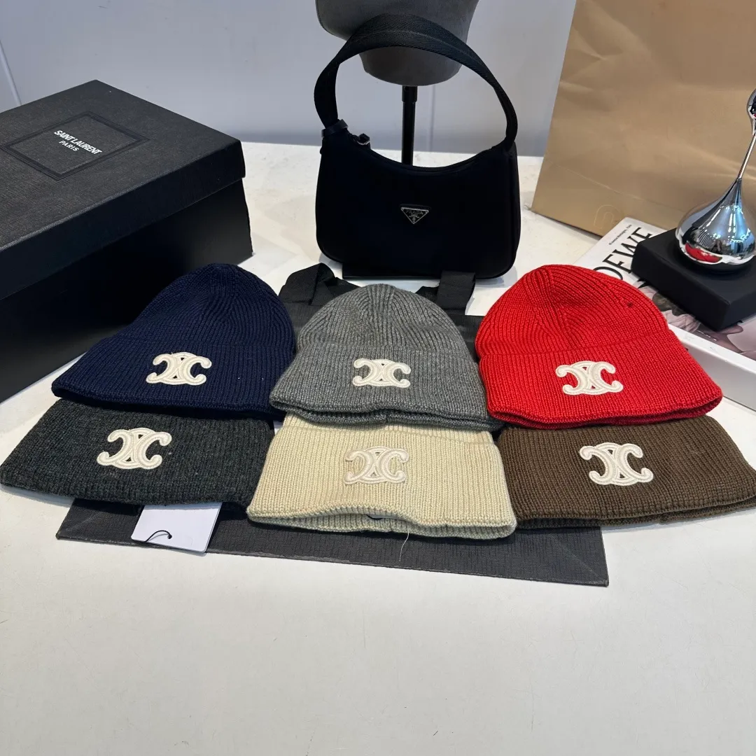 P60 Celine Celine 2025 autumn and winter new wool hat, knitted hat for men and women