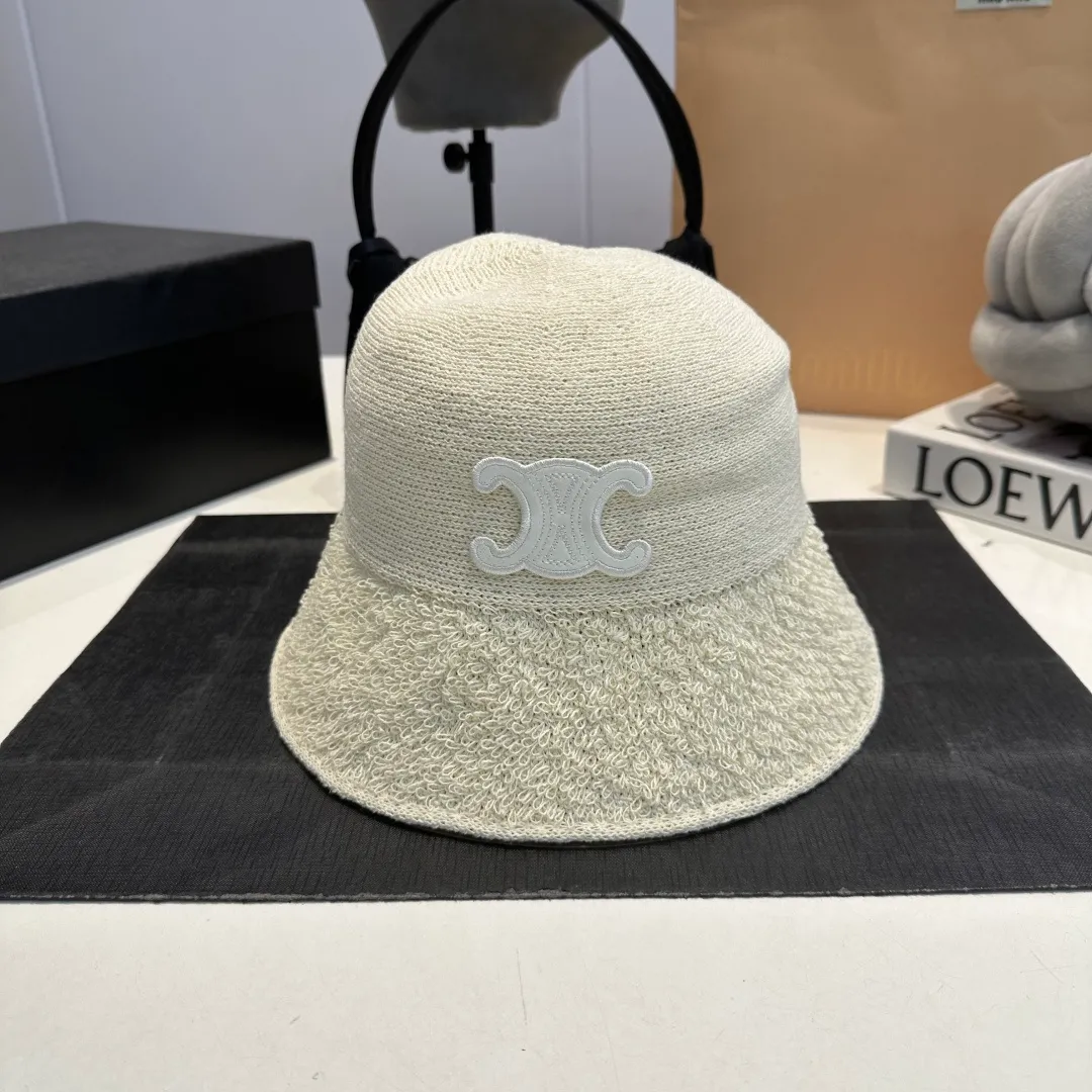 P70 Celine spring and summer style fisherman hat with hook, simple and elegant, head circumference 57cm