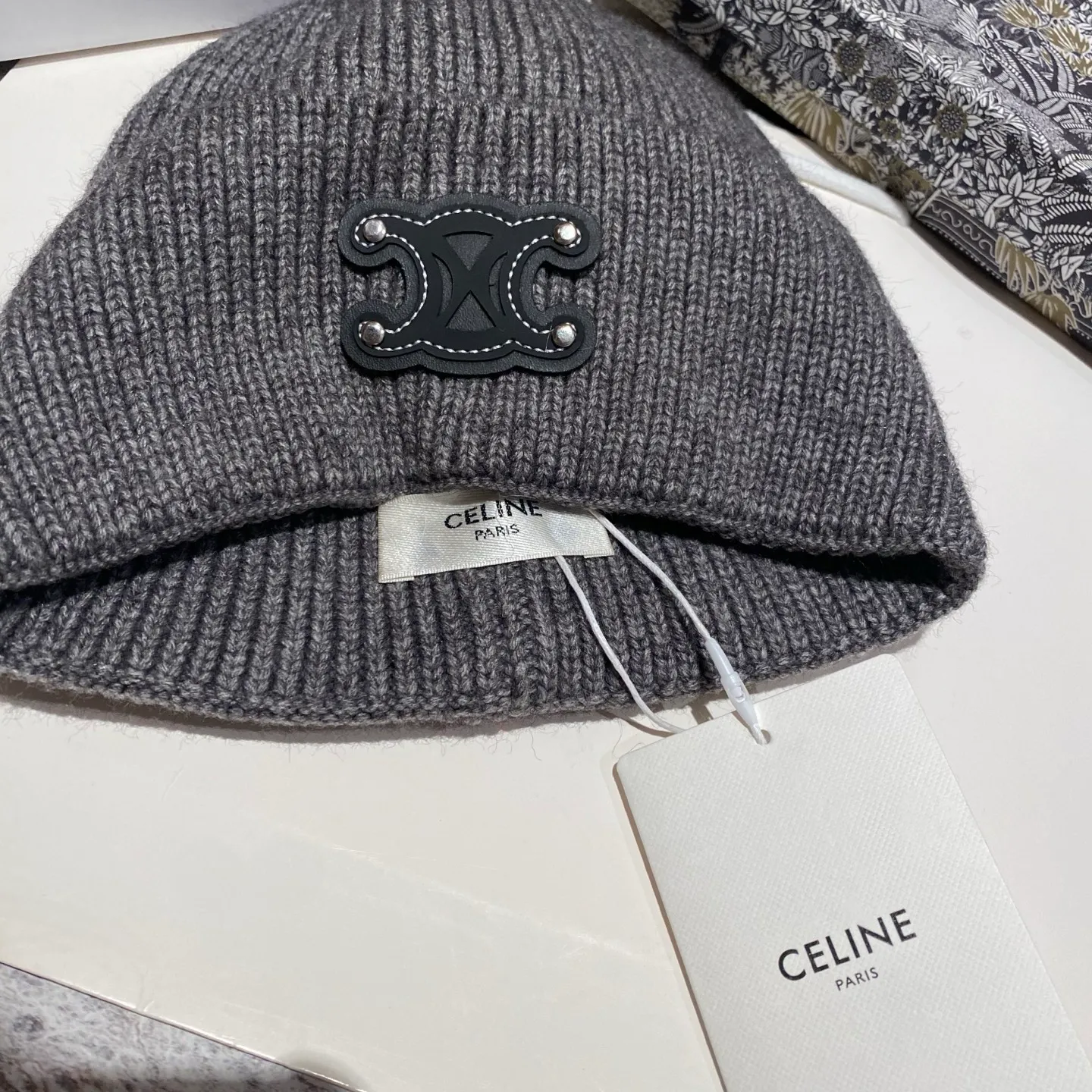 CELINE cashmere knitted hat